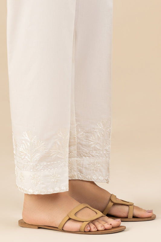 EMBROIDERED STRAIGHT PANTS