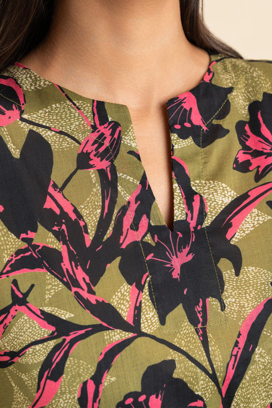 PRINTED LAWN SHIRT (PRET)