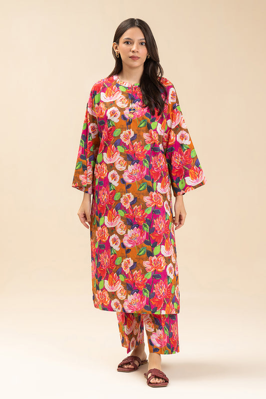 2 PIECE PRINTED LAWN SUIT (PRET)