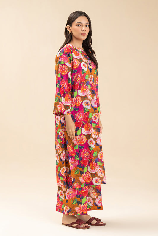 2 PIECE PRINTED LAWN SUIT (PRET)
