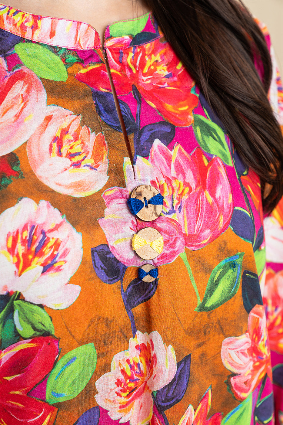 2 PIECE PRINTED LAWN SUIT (PRET)