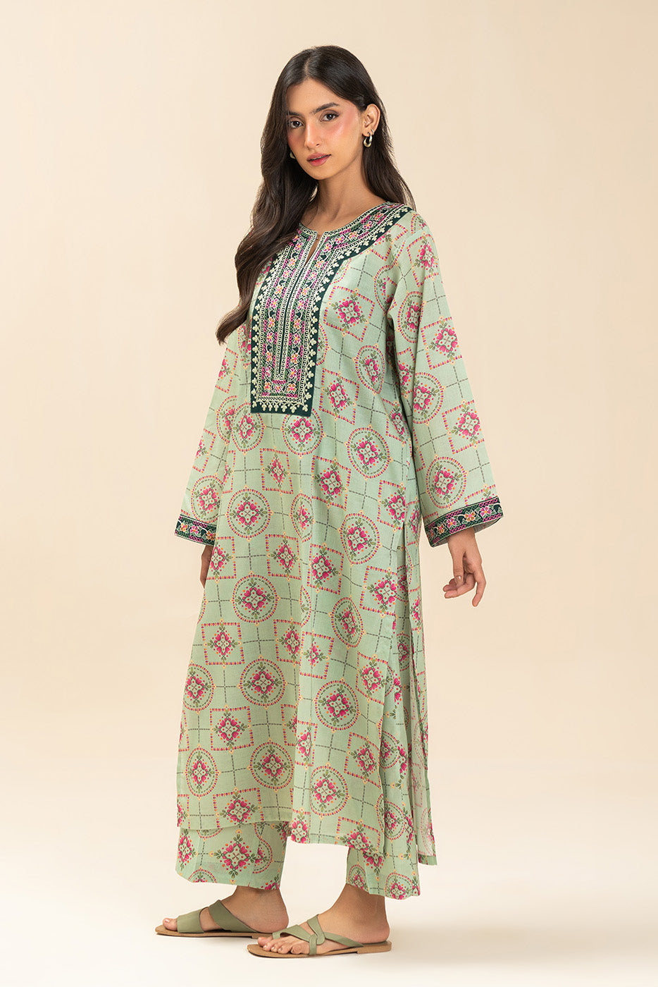 PRINTED LAWN SHIRT (PRET)