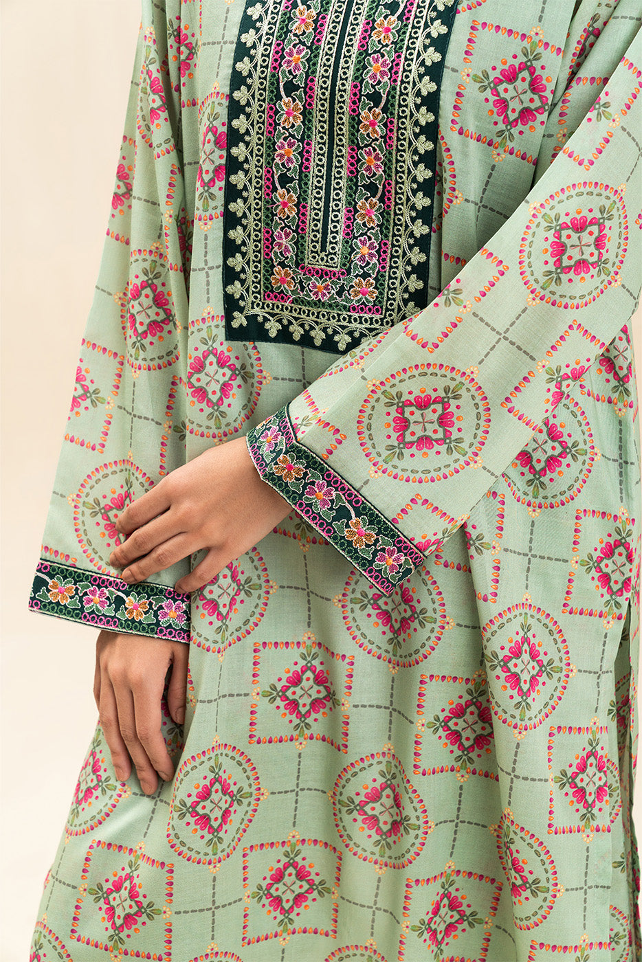 PRINTED LAWN SHIRT (PRET)