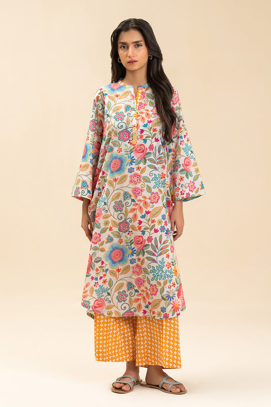2 PIECE PRINTED LAWN SUIT (PRET)