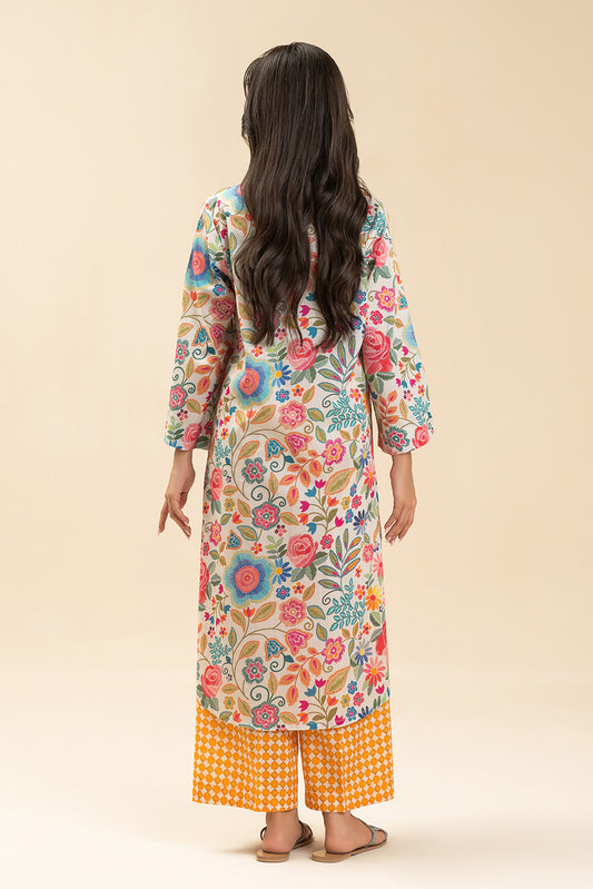 2 PIECE PRINTED LAWN SUIT (PRET)