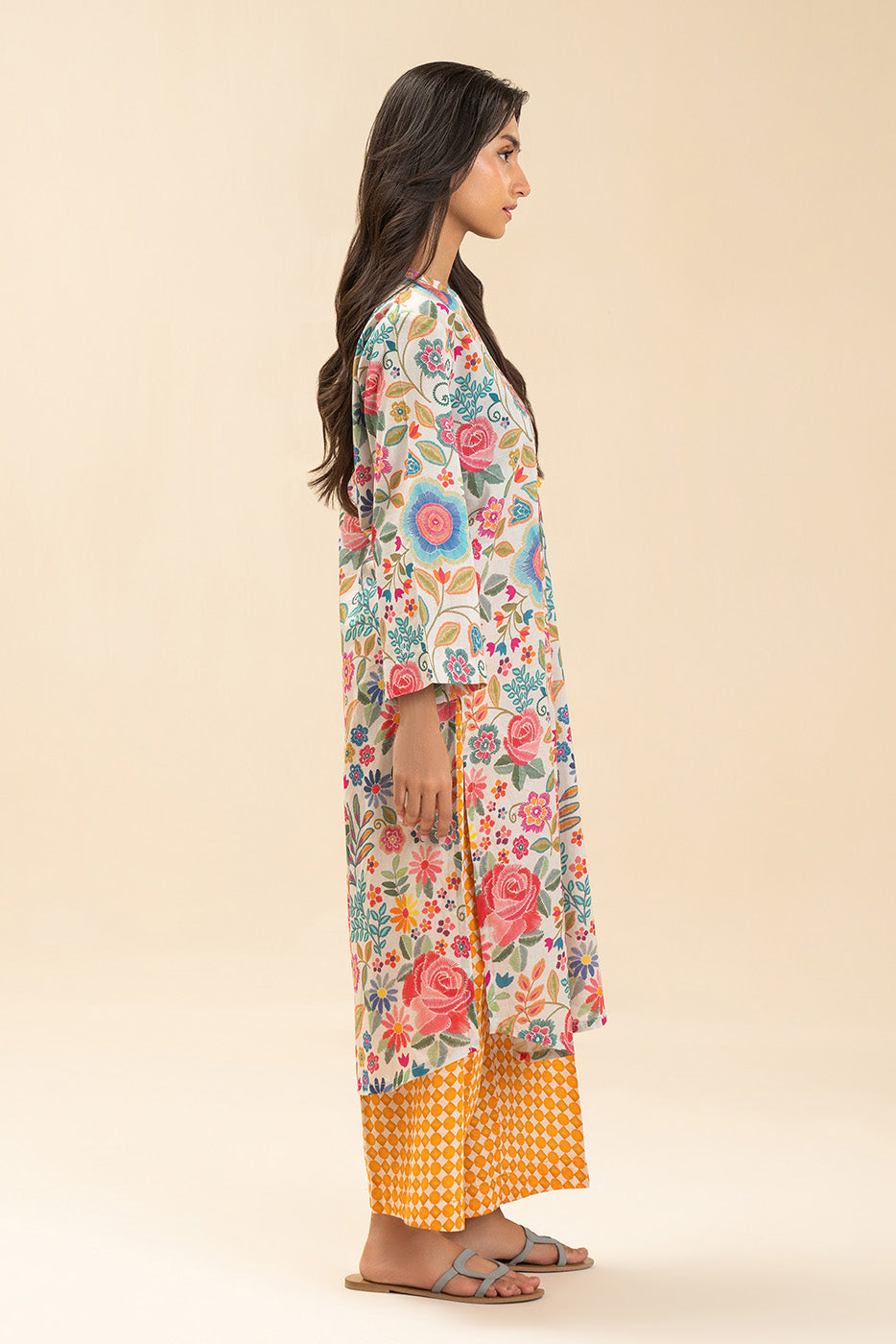 PRINTED LAWN SHIRT (PRET)