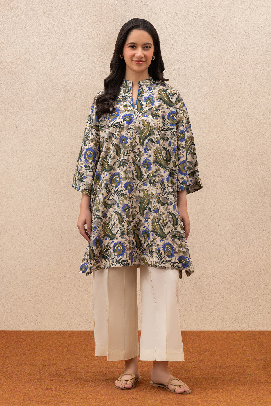 PRINTED LAWN SHIRT (PRET)