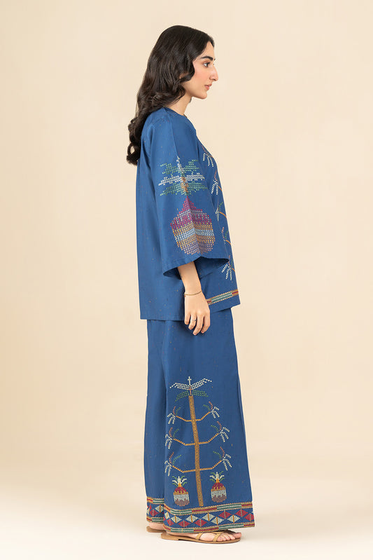 2 PIECE EMBROIDERED MULTI NEPS SUIT (FLOW)