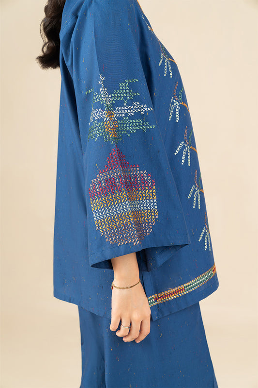 2 PIECE EMBROIDERED MULTI NEPS SUIT (FLOW)