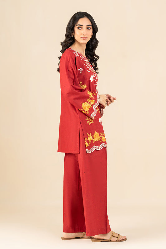 2 PIECE EMBROIDERED MULTI NEPS SUIT (FLOW)