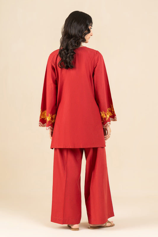 2 PIECE EMBROIDERED MULTI NEPS SUIT (FLOW)