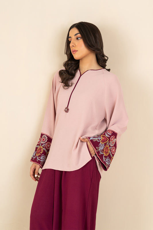 EMBROIDERED TOP