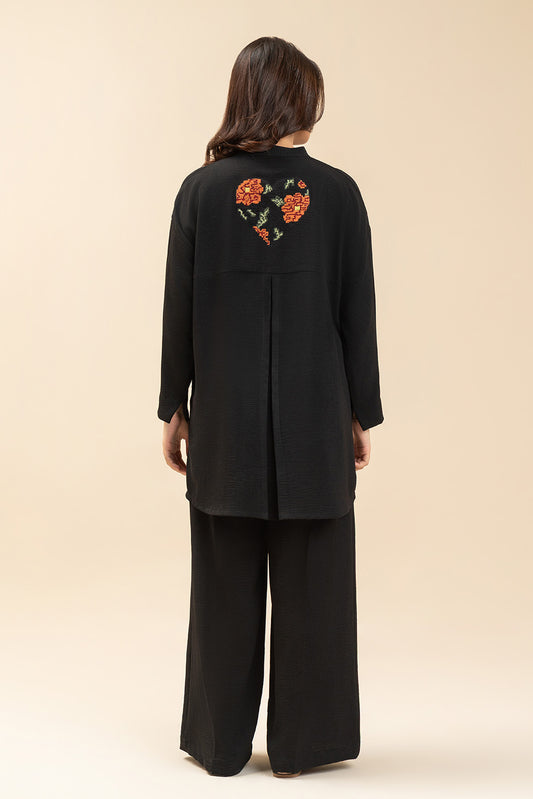 SOLID POLY CREPE CO-ORD SET