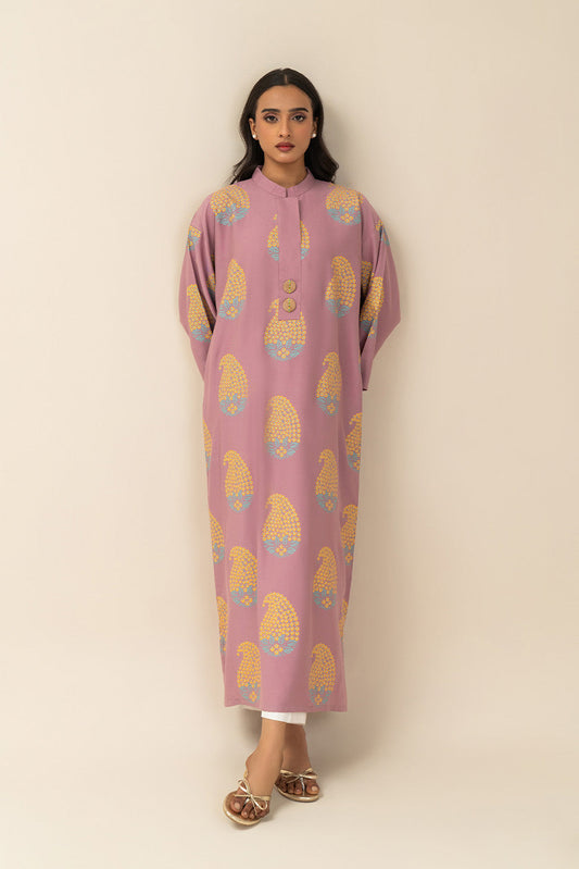 PRINTED YARN DYED TOP (FLOW)