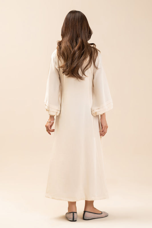 PRINTED YARN DYED DRESS (FLOW)