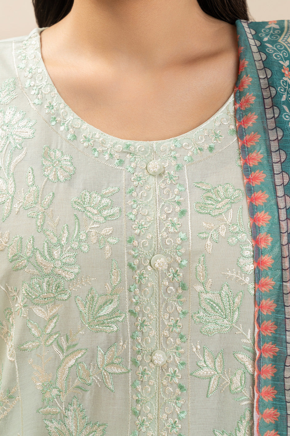 2 PIECE EMBROIDERED LAWN SUIT (HIGH CASUAL)