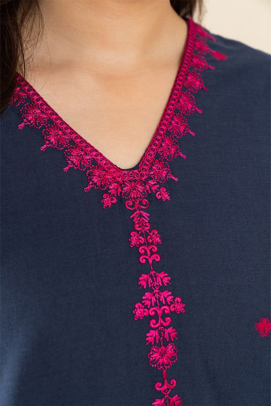 EMBROIDERED JACQUARD SHIRT (PRET)