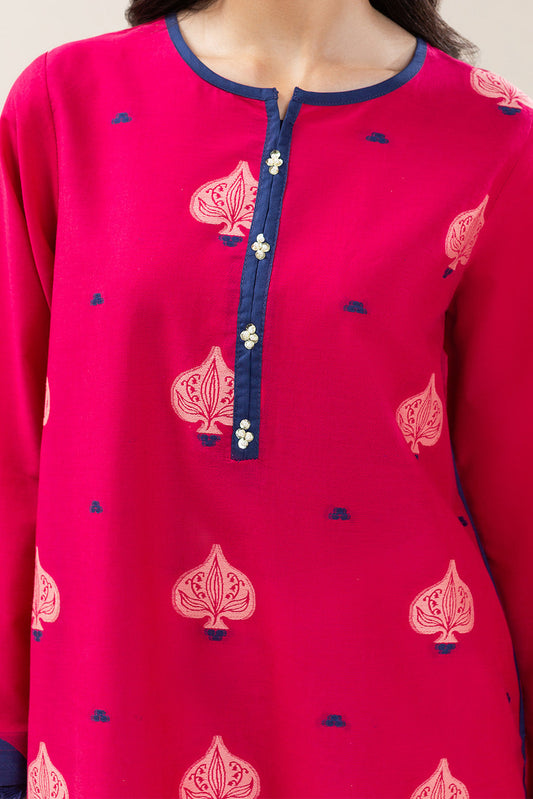 SOLID JACQUARD SHIRT (PRET)