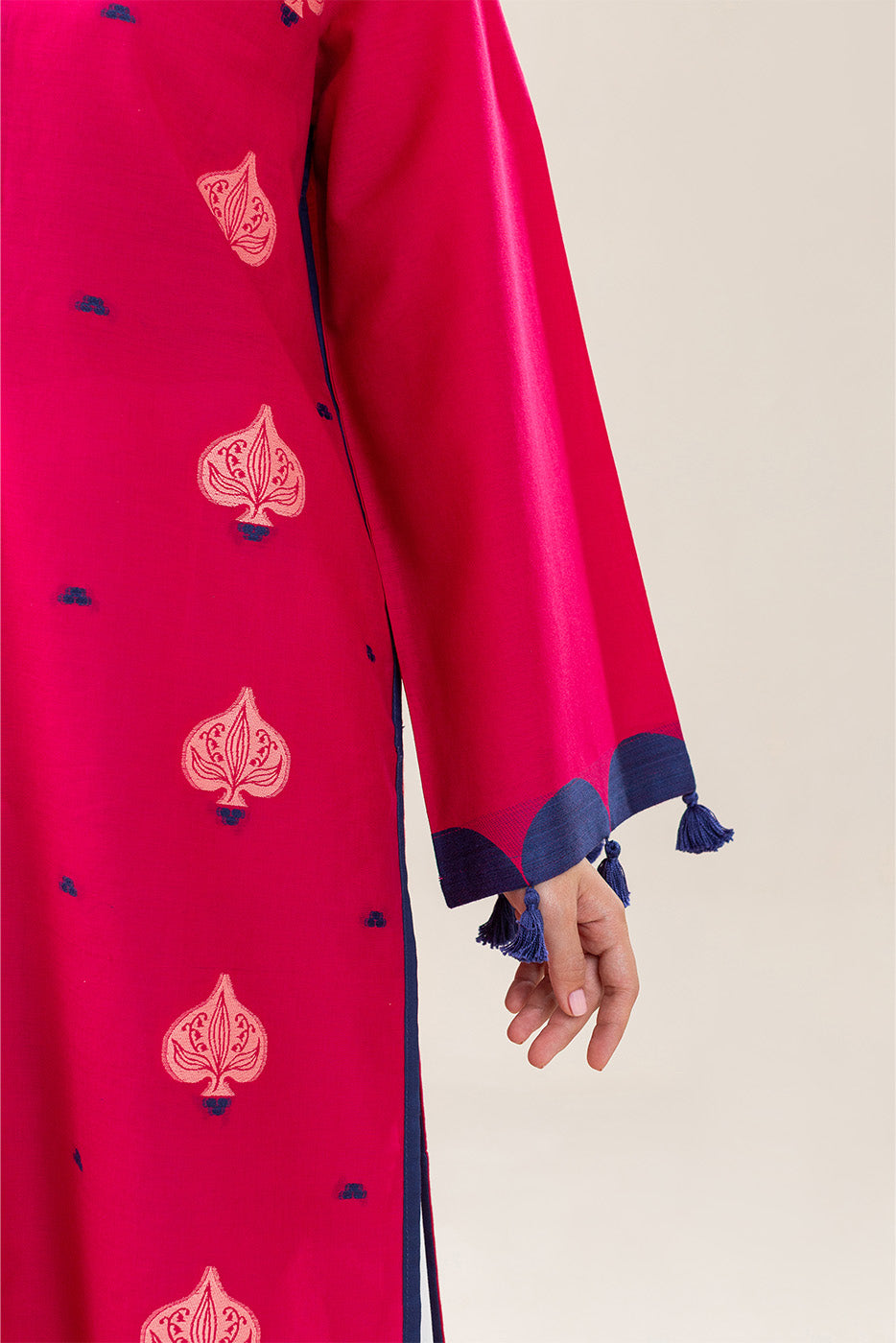 SOLID JACQUARD SHIRT (PRET)