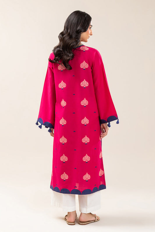 SOLID JACQUARD SHIRT (PRET)