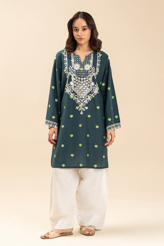 EMBROIDERED JACQUARD SHIRT (PRET)