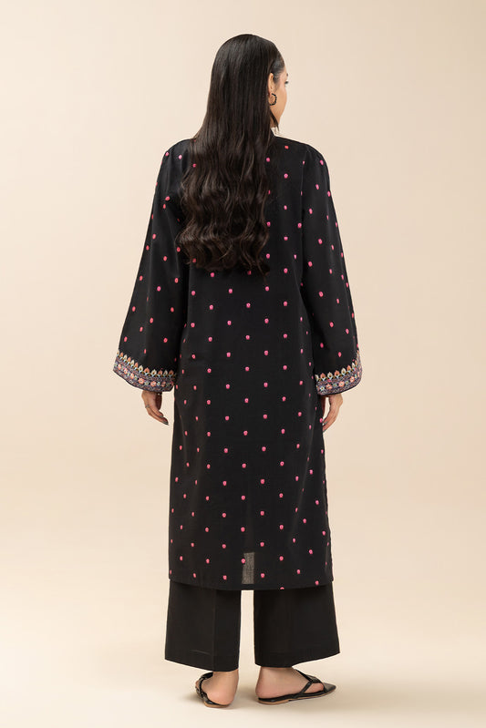 EMBROIDERED JACQUARD SHIRT (PRET)