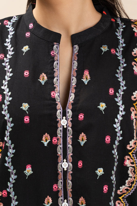 EMBROIDERED JACQUARD SHIRT (PRET)
