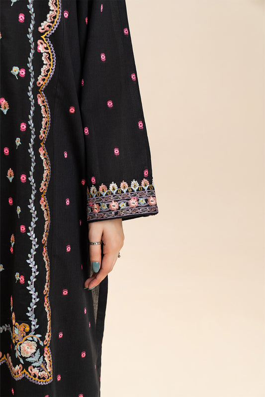 EMBROIDERED JACQUARD SHIRT (PRET)
