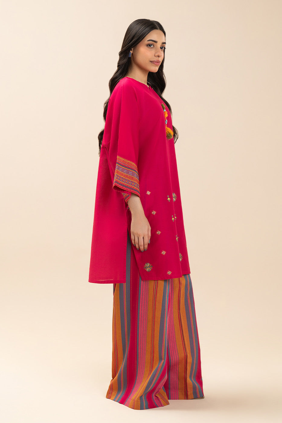 EMBROIDERED DORIA SHIRT (PRET)