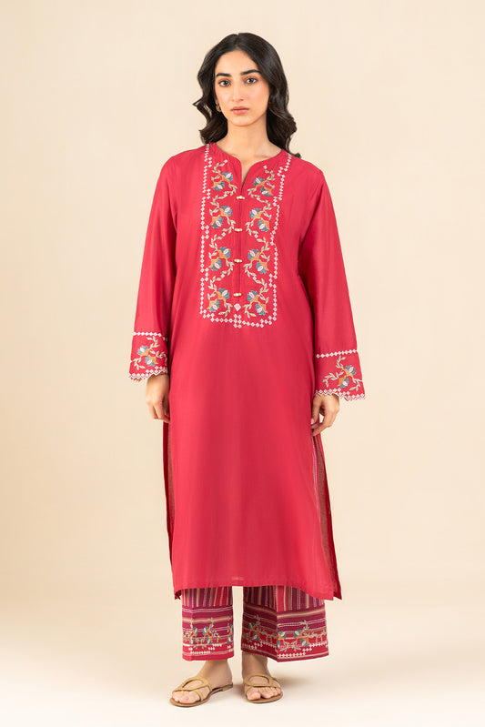 2 PIECE EMBROIDERED DORIA SUIT (PRET)