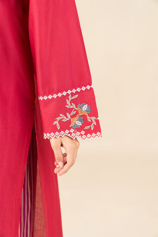 2 PIECE EMBROIDERED DORIA SUIT (PRET)