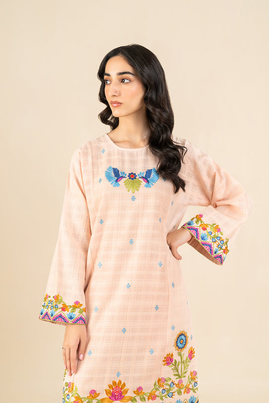 2 PIECE EMBROIDERED DORIA SUIT (PRET)