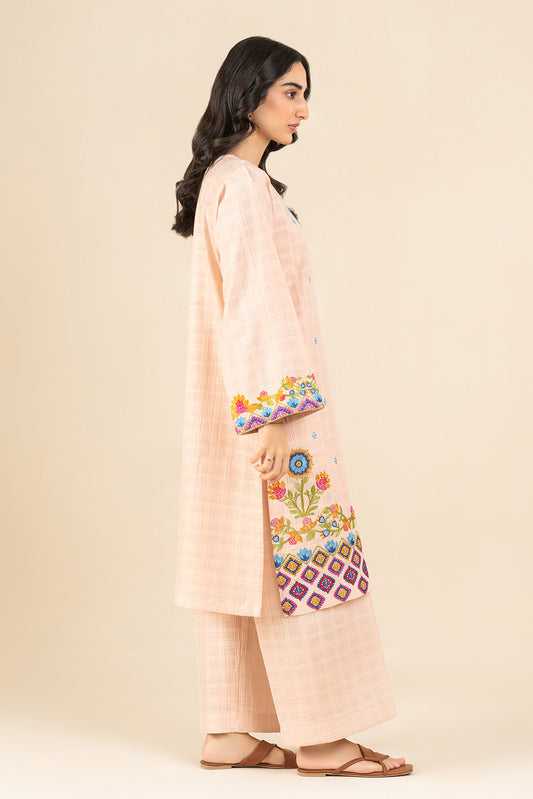 2 PIECE EMBROIDERED DORIA SUIT (PRET)