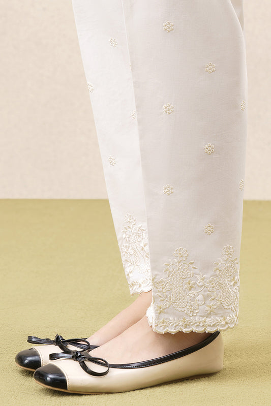 EMBROIDERED STRAIGHT PANTS