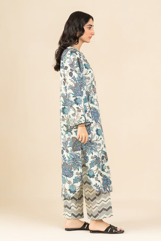 2 PIECE PRINTED LAWN SUIT (PRET)