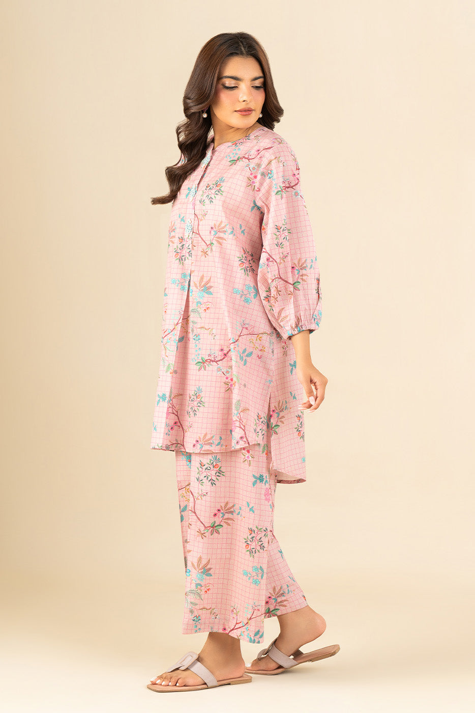 2 PIECE PRINTED LAWN SUIT (PRET)
