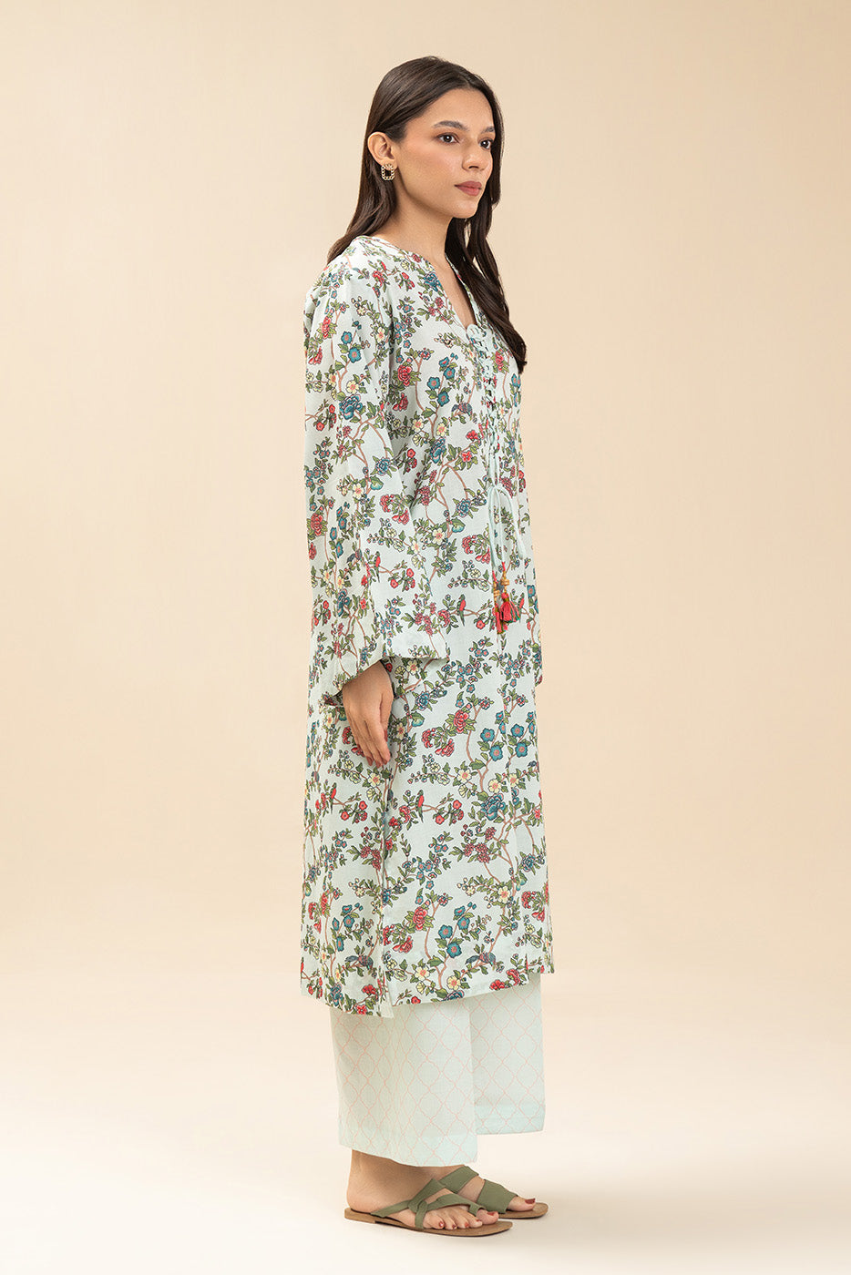 PRINTED LAWN SHIRT (PRET)