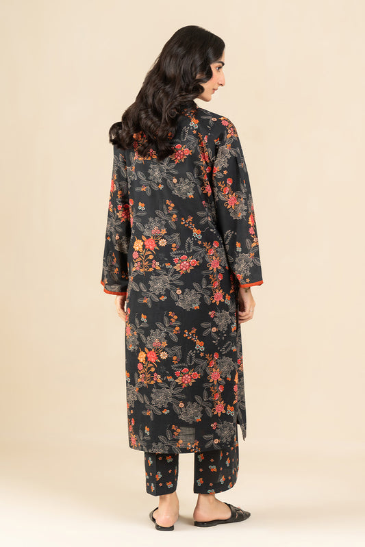 2 PIECE PRINTED TWO WAY SLUB SUIT (PRET)