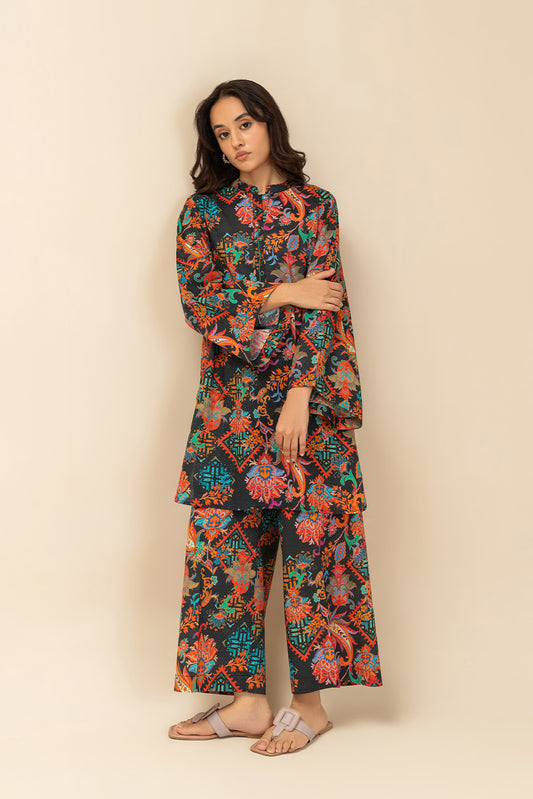 2 PIECE PRINTED DORIA LAWN SUIT (PRET)