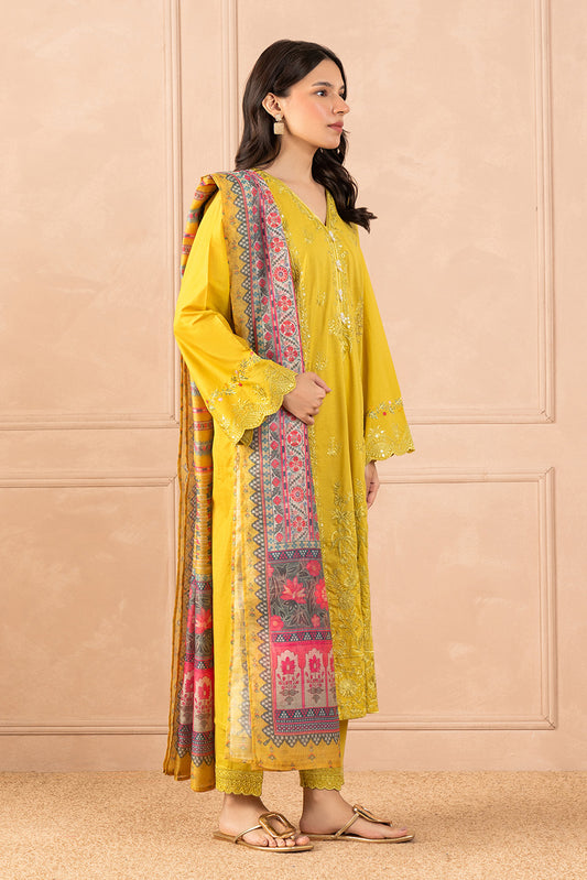 3 PIECE EMBROIDERED LAWN SUIT (HIGH CASUAL)