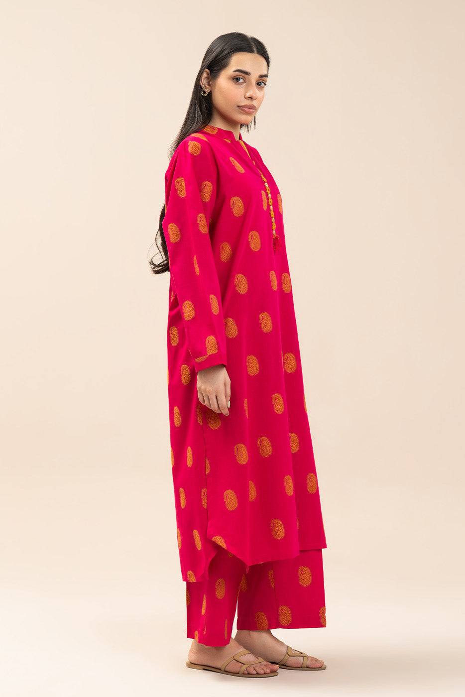2 PIECE BASIC JACQUARD SUIT (PRET)