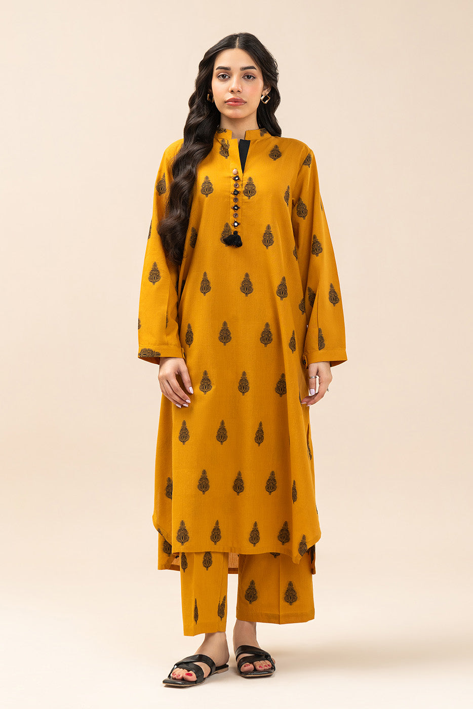 SOLID JACQUARD SHIRT (PRET)