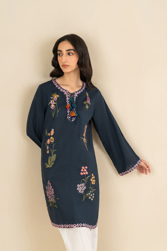 EMBROIDERED LAWN SHIRT (PRET)