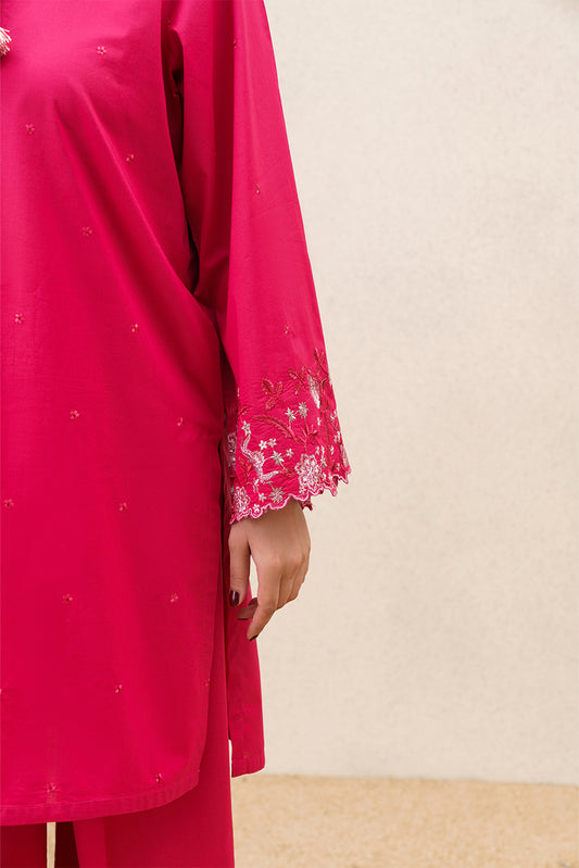 2 PIECE EMBROIDERED LAWN SUIT (PRET)