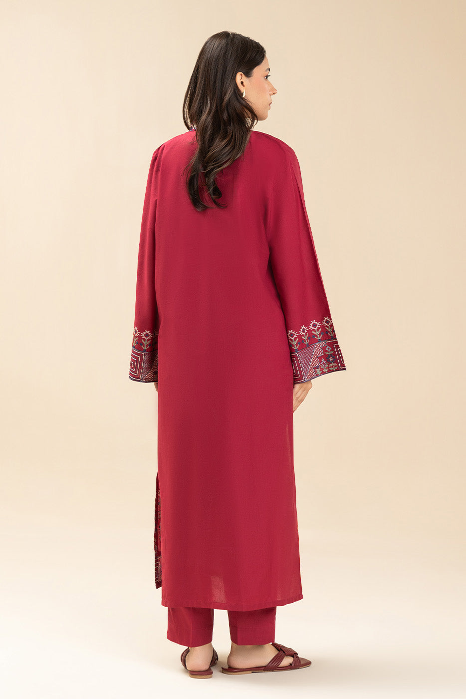 2 PIECE EMBROIDERED LAWN SUIT (PRET)