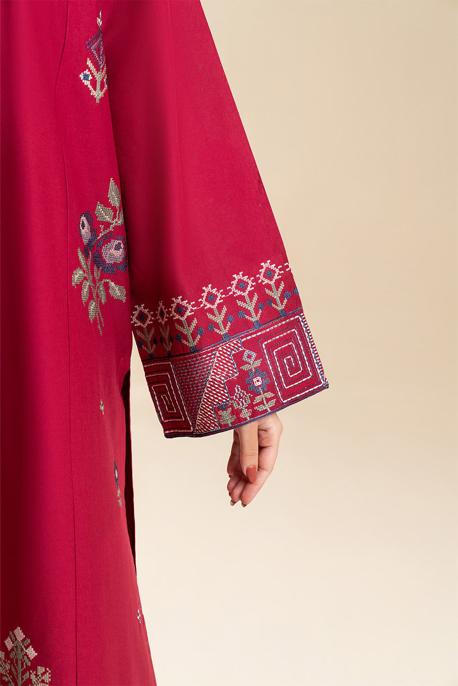 2 PIECE EMBROIDERED LAWN SUIT (PRET)