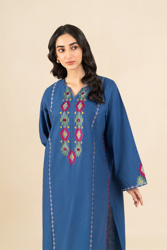 EMBROIDERED MULTI NEPS SHIRT (PRET)