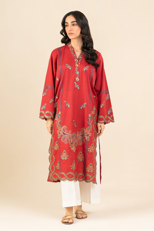 EMBROIDERED MULTI NEPS SHIRT (PRET)