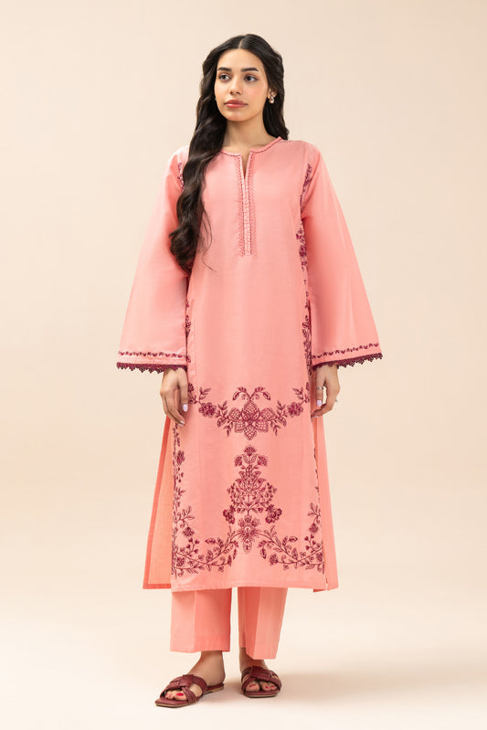 2 PIECE EMBROIDERED LAWN SUIT (PRET)