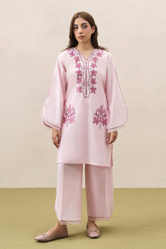2 PIECE EMBROIDERED LAWN SUIT (PRET)